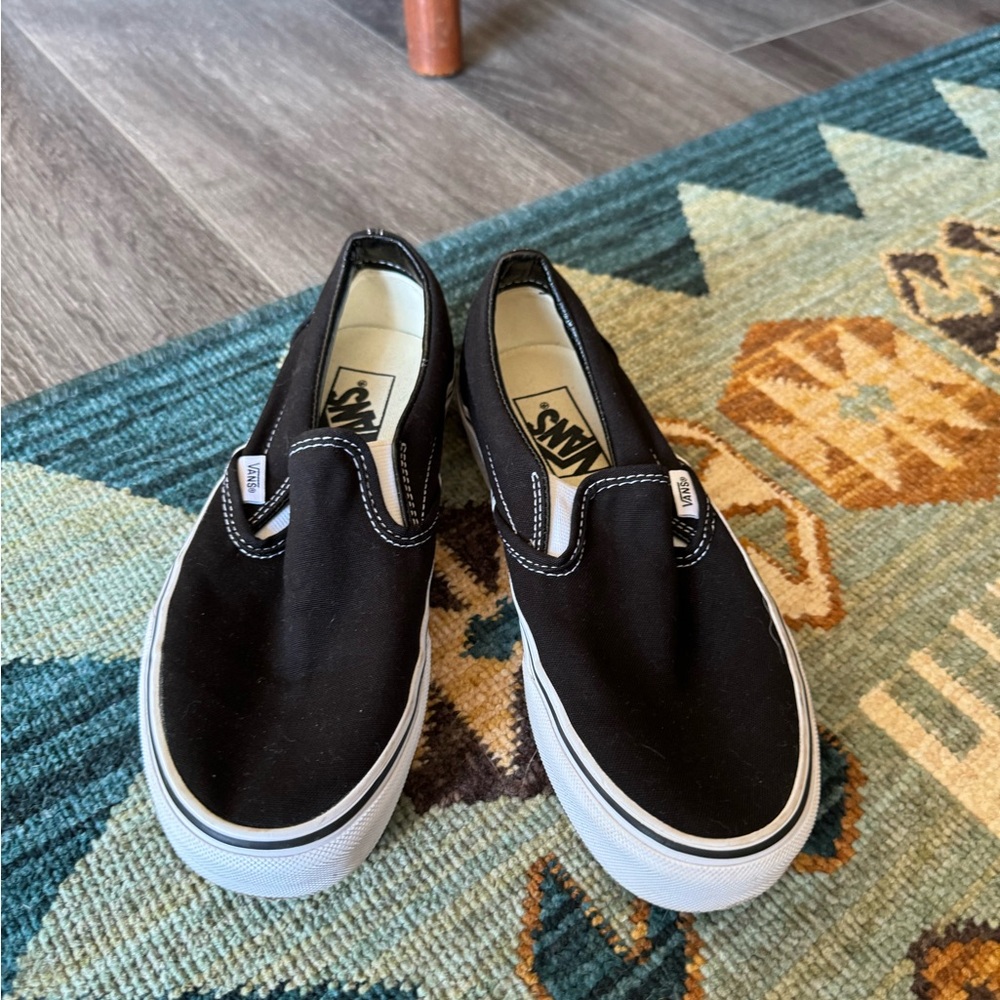 Vans Black Slip-On Sneakers